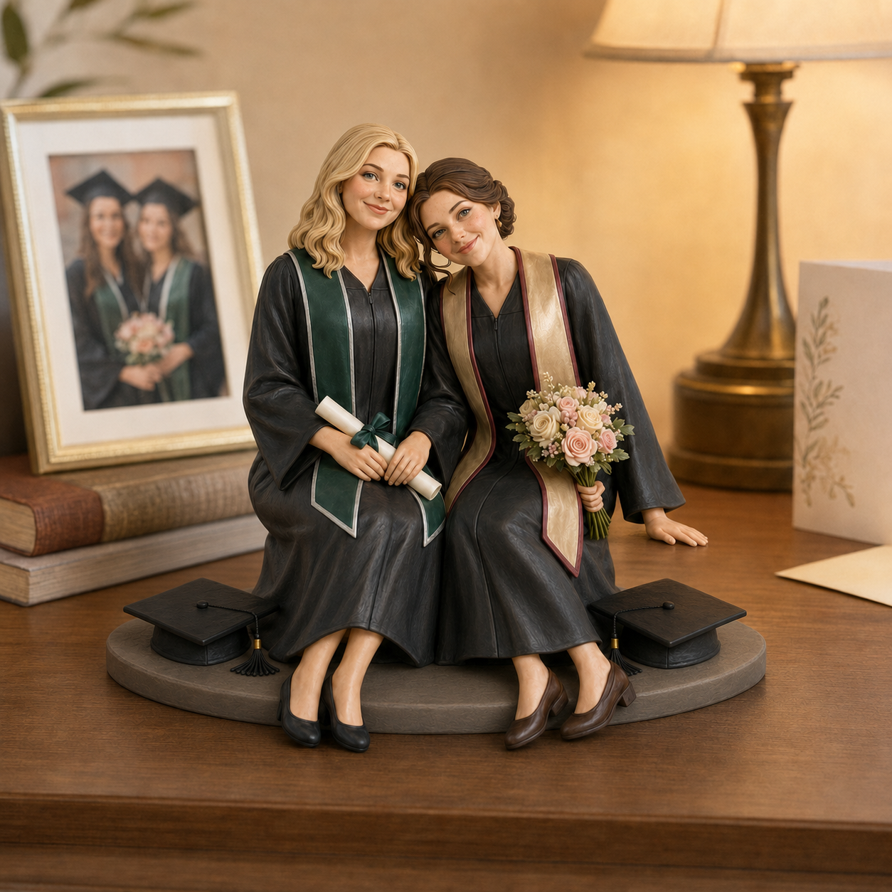 Custom Graduation 3D Figurine from Photo | Personalized Graduation Gift