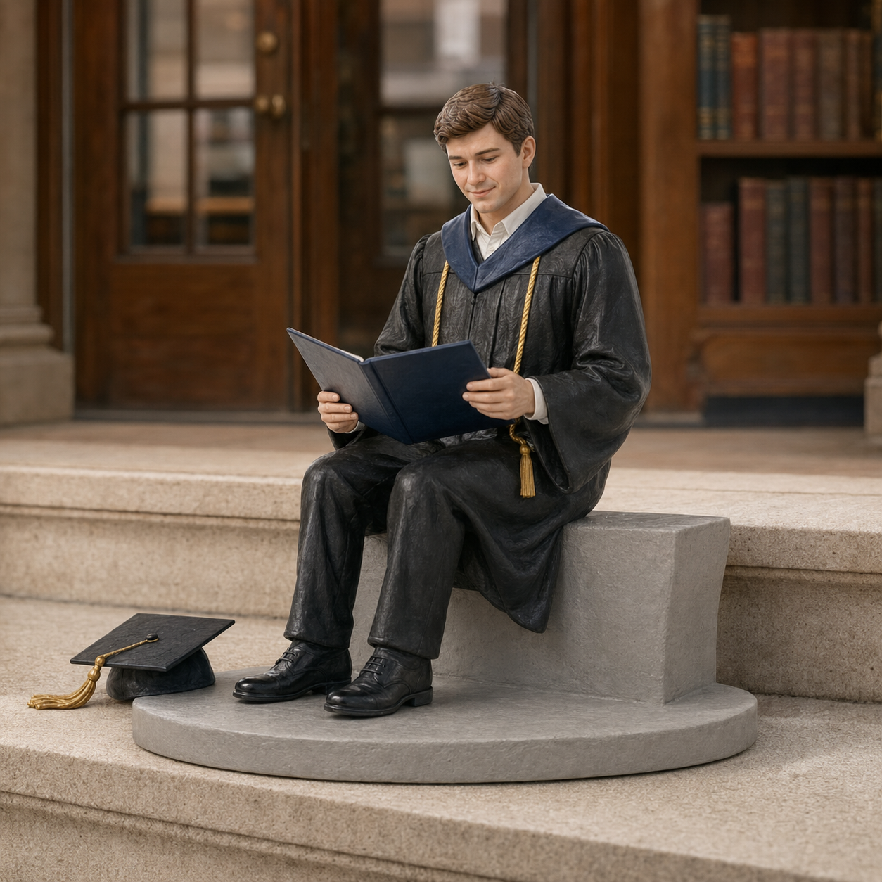 Custom Graduation 3D Figurine from Photo | Personalized Graduation Gift