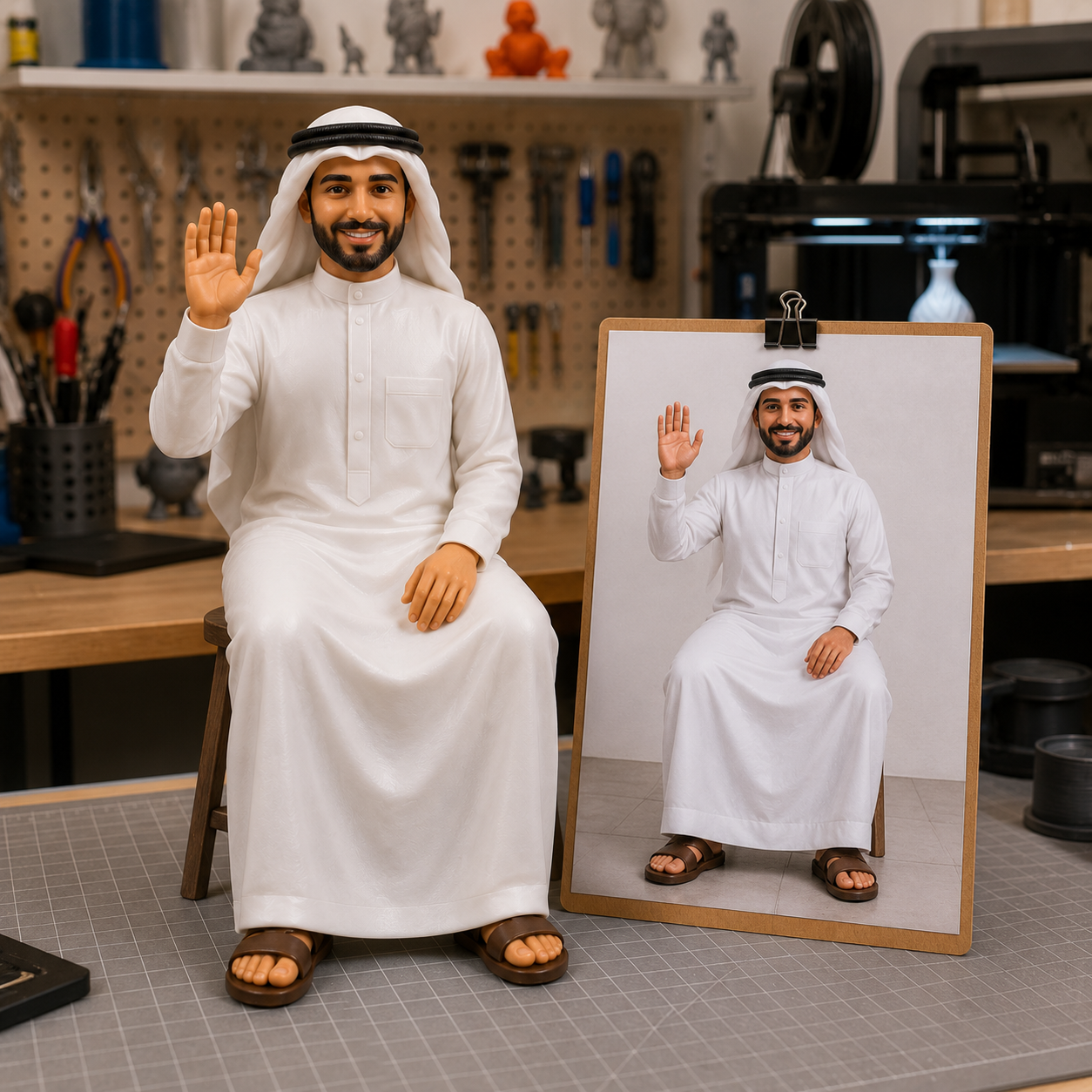 Custom 3D Figurine from Photo | Personalized Gift