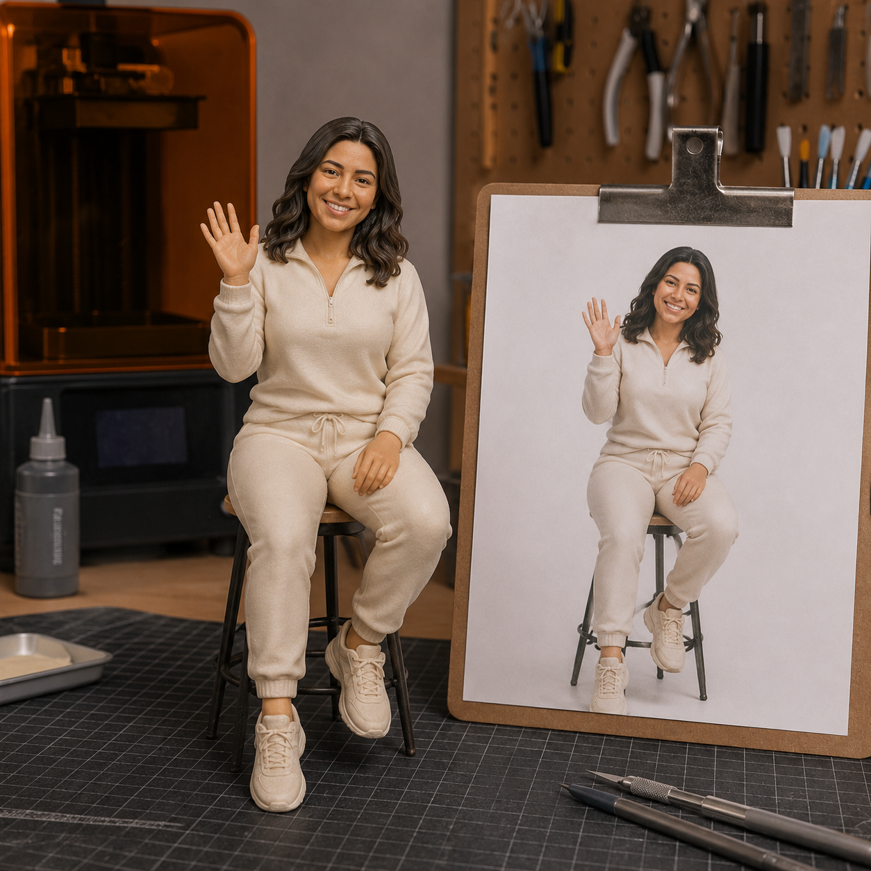 Custom 3D Figurine from Photo | Personalized Gift