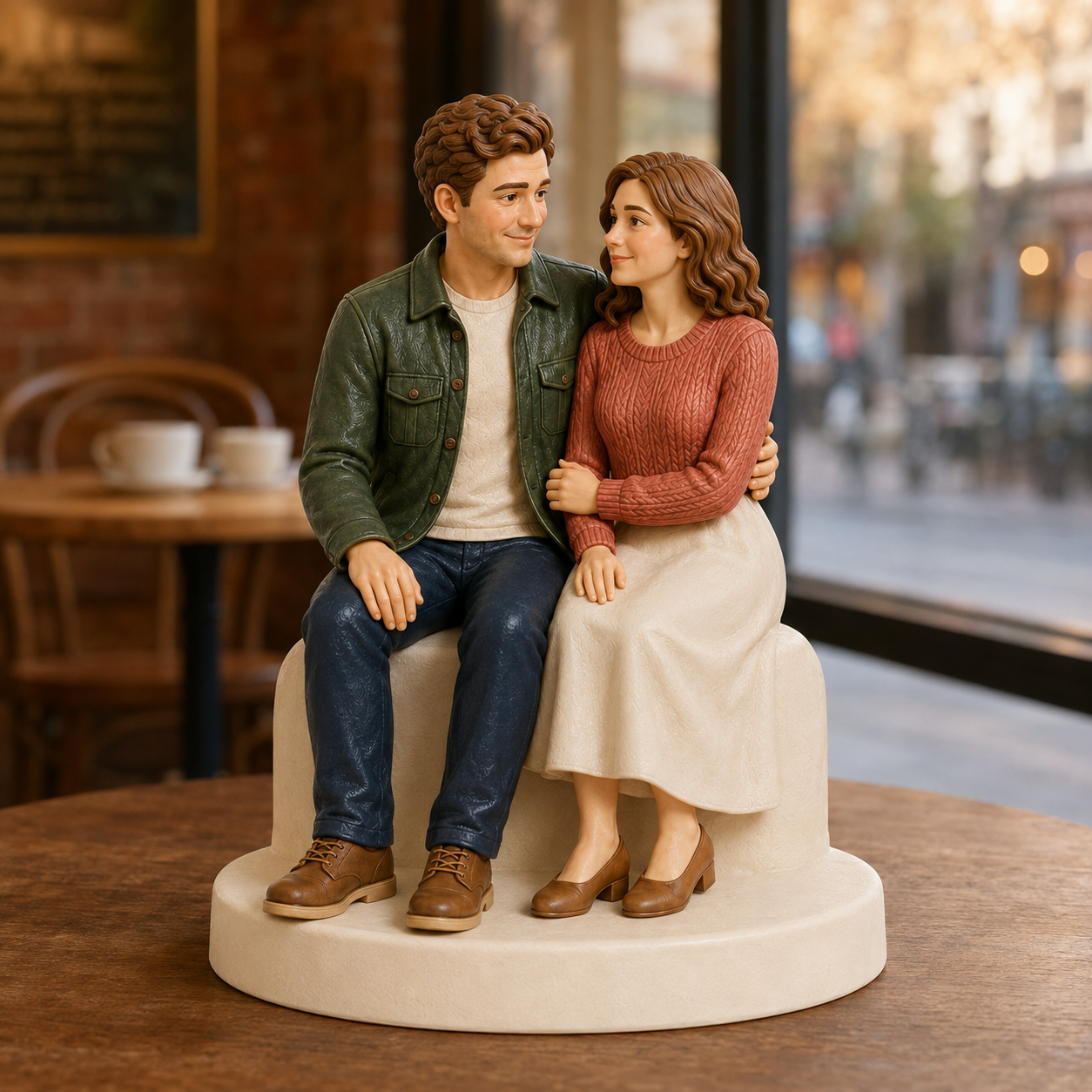 Custom Anniversary 3D Figurine from Photo | Personalized Anniversary Gift