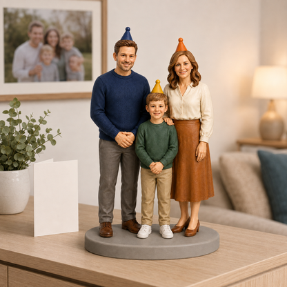 Custom Birthday 3D Figurine from Photo | Personalized Birthday Gift