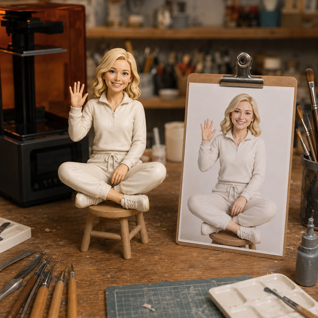 Custom 3D Figurine from Photo | Personalized Gift
