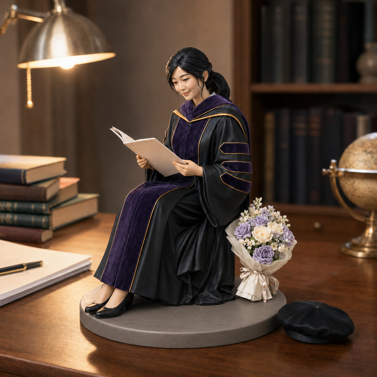 Custom Graduation 3D Figurine from Photo | Personalized Graduation Gift