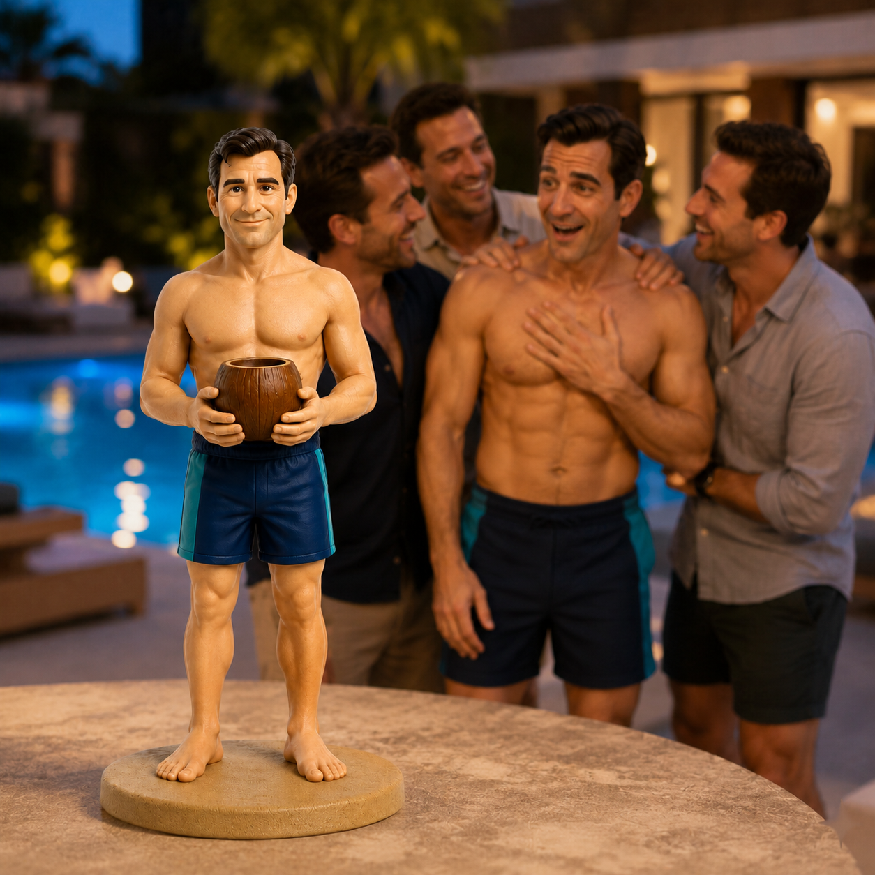 Custom Anniversary 3D Figurine from Photo | Personalized Anniversary Gift