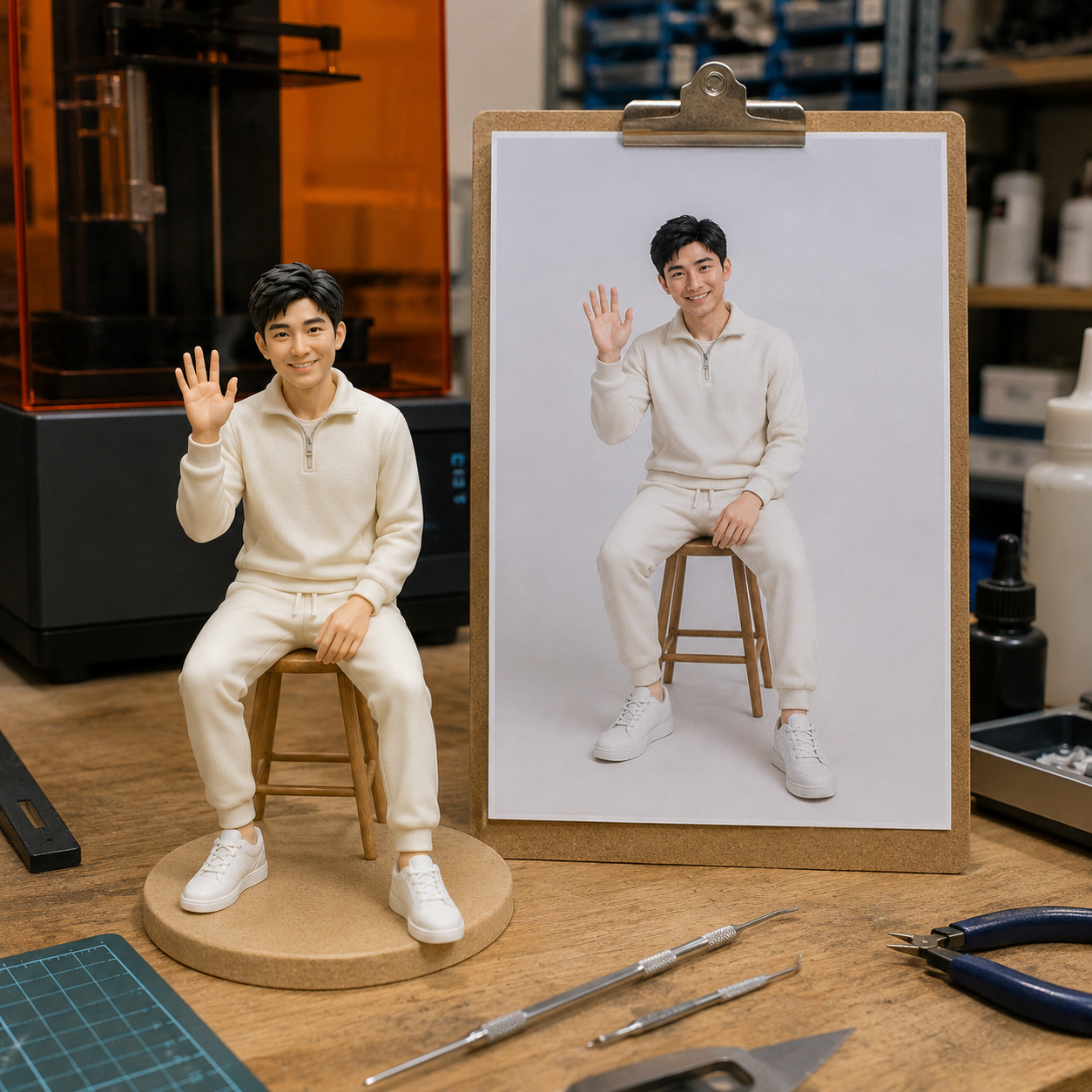Custom 3D Figurine from Photo | Personalized Gift