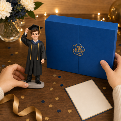 Custom Graduation 3D Figurine from Photo | Personalized Graduation Gift
